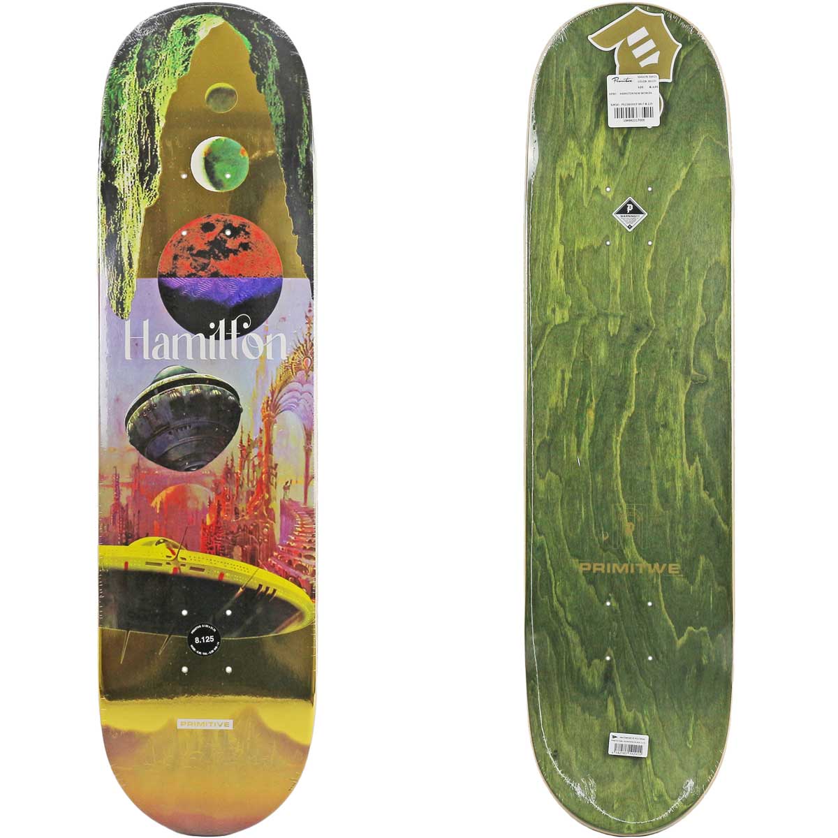 プリミティブ 8.125インチ スケボー デッキ Primitive Skateboards Pro