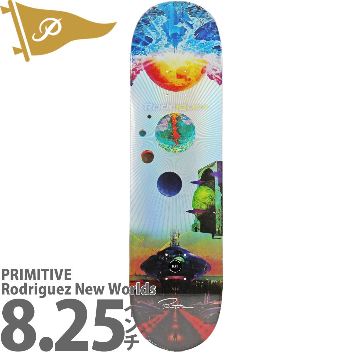 プリミティブ 8.25インチ スケボー デッキ Primitive Skateboards Pro 