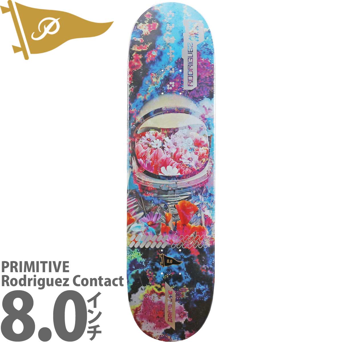 PRIMITIVE（プリミティブ） 8.0インチ スケボー デッキ Primitive