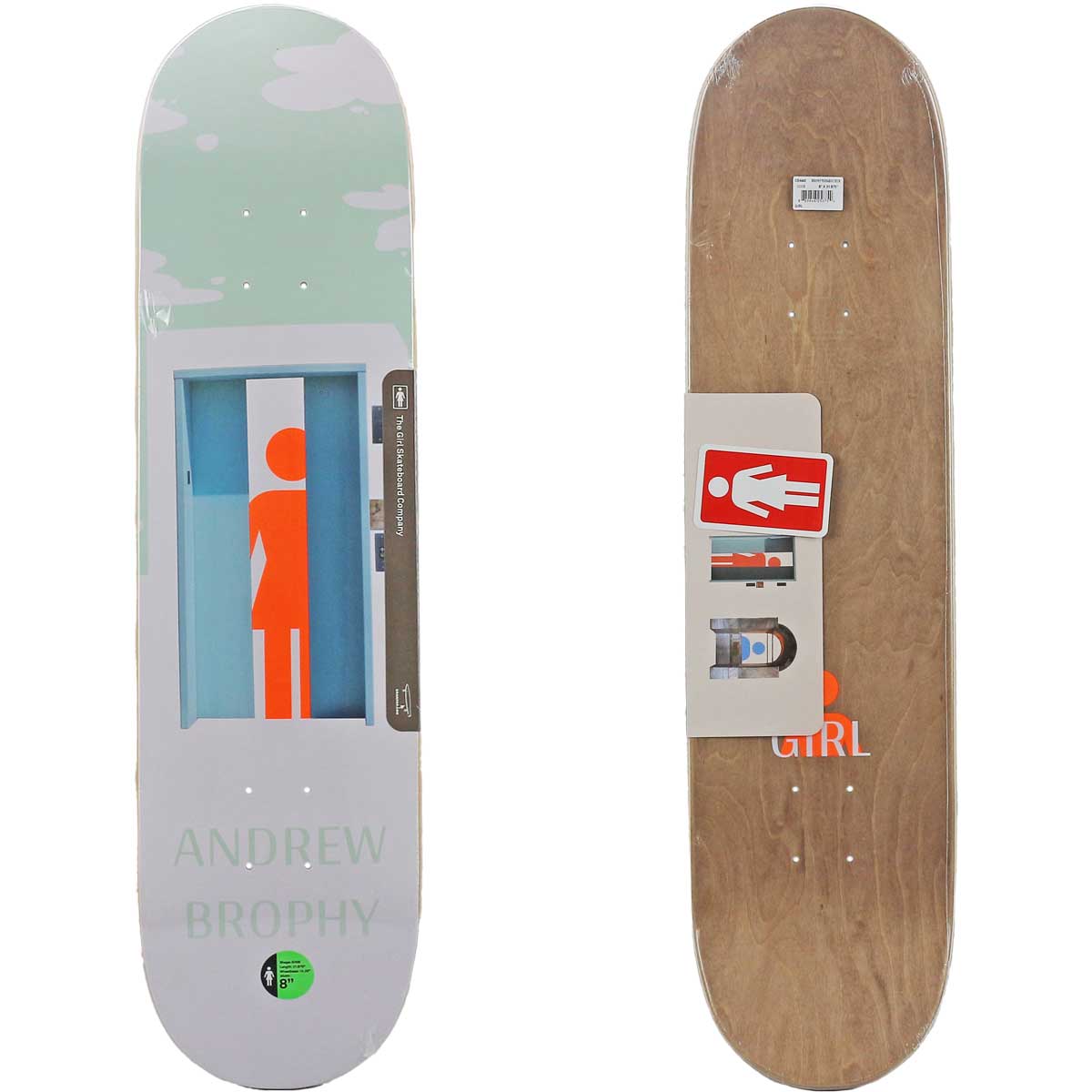 ガール 8.0インチ スケボー デッキ Girl Skateboards Pro Brophy