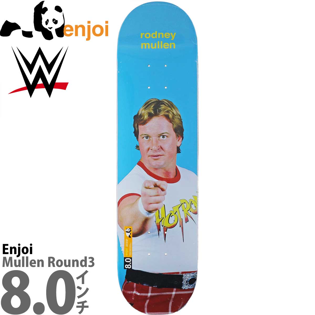 エンジョイ 8.0インチ スケボー デッキ Enjoi Pro Mullen Round3 WWE Piper Deck スケートボード ブランド  スケボーデッキ : deck0207 : カットバック スケートボード専門店 - 通販 - Yahoo!ショッピング