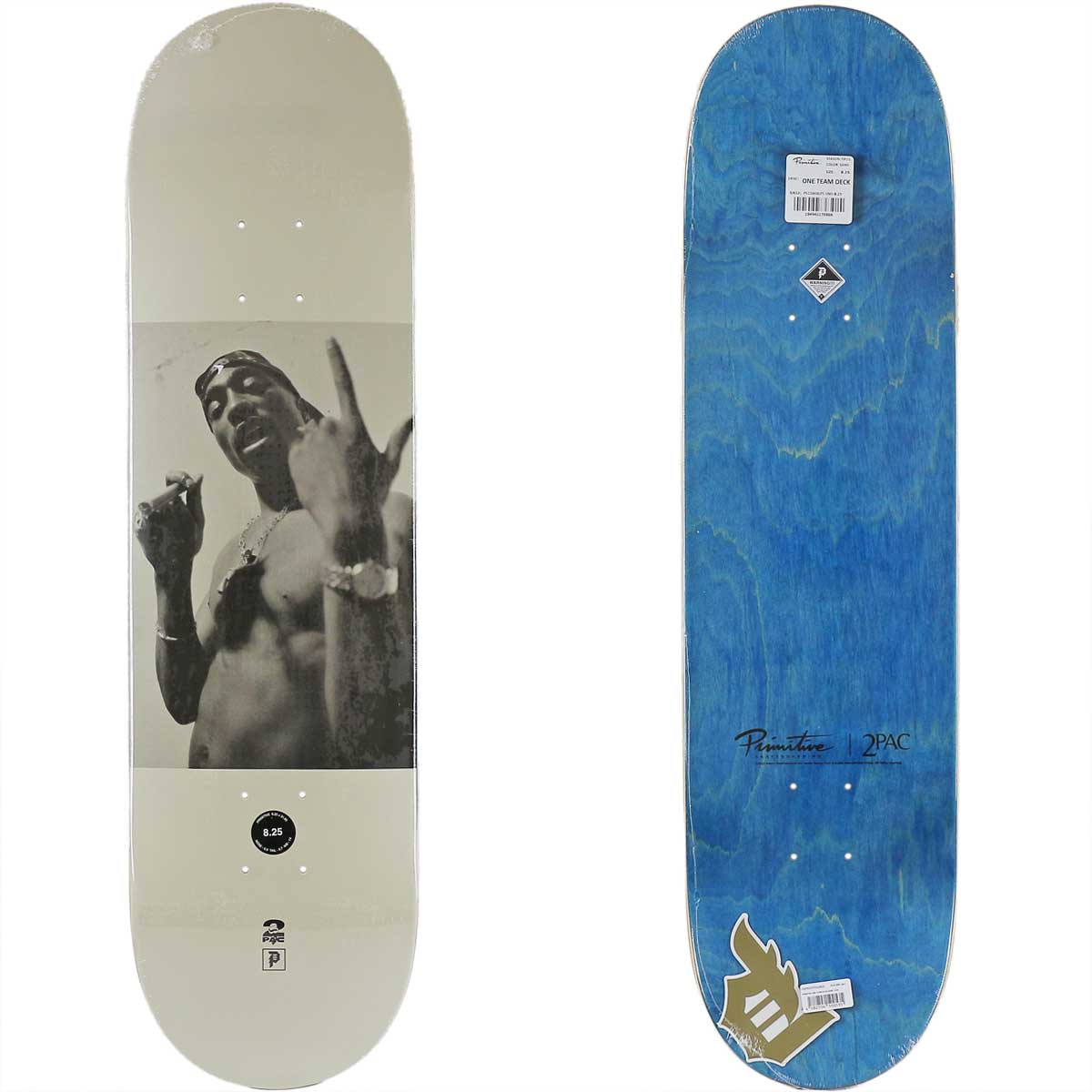 Primitive×2pac スケートボードデッキ　8インチ PRIMITIVE プリミティブ スケートボード デッキ 2PAC ICON II