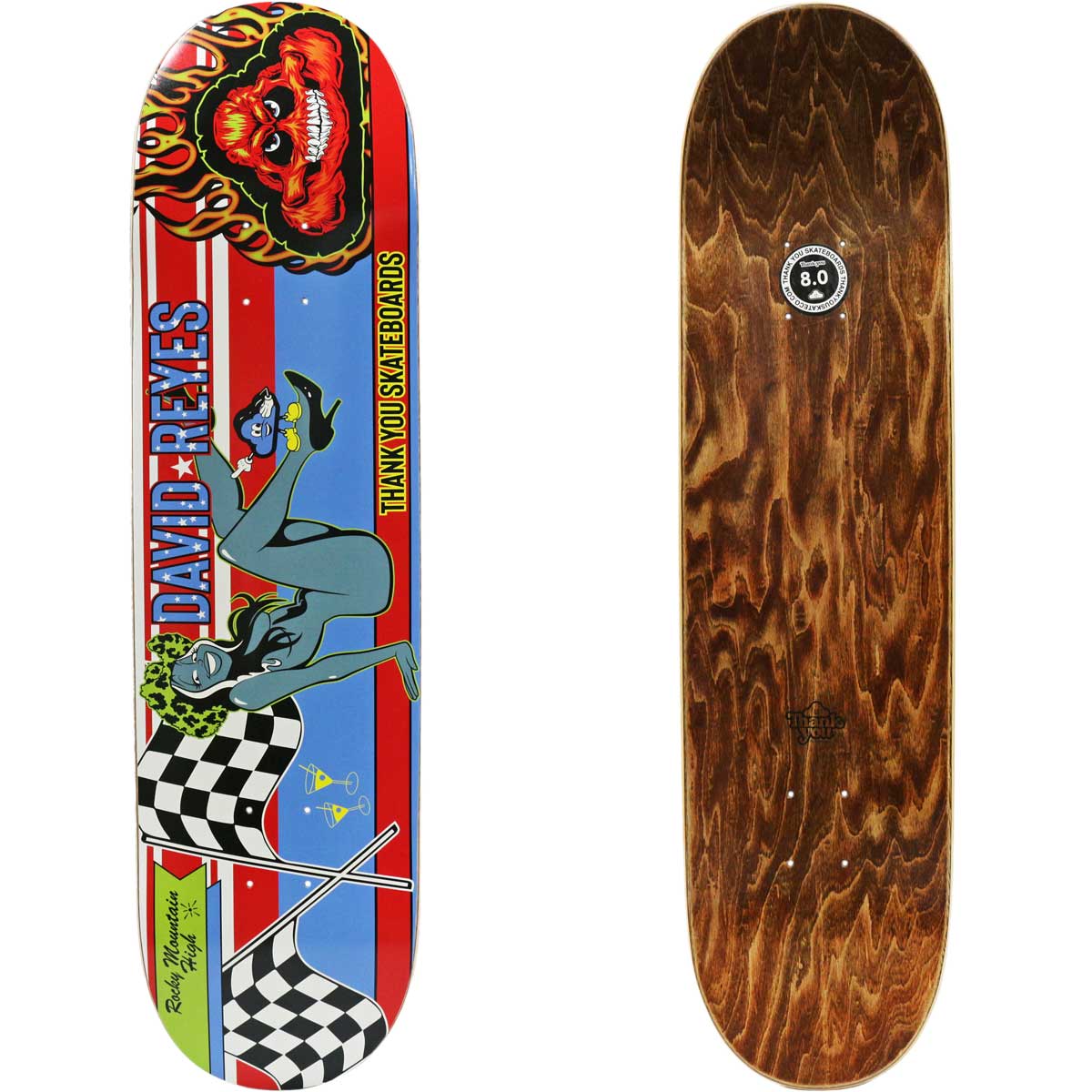 スケートボード thank you skatedeck 7.75 THANK YOU SKATEBOARDS サンキュー スケートボード デッキ TOREY