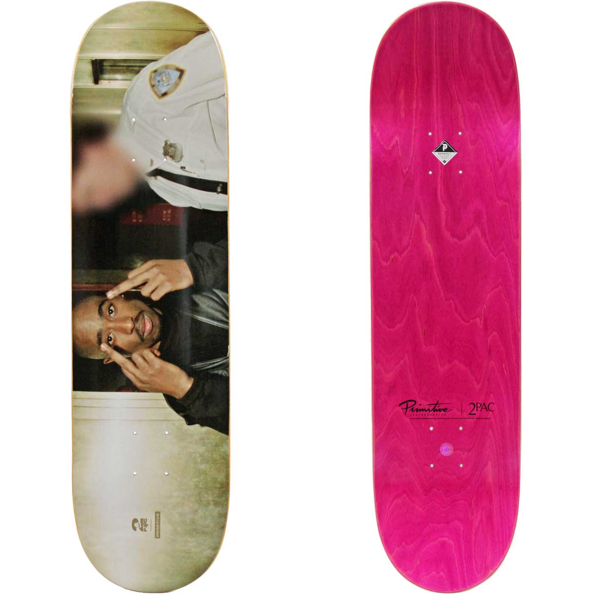 PRIMITIVE プリミティブ 8.25インチ スケボー デッキ Primitive