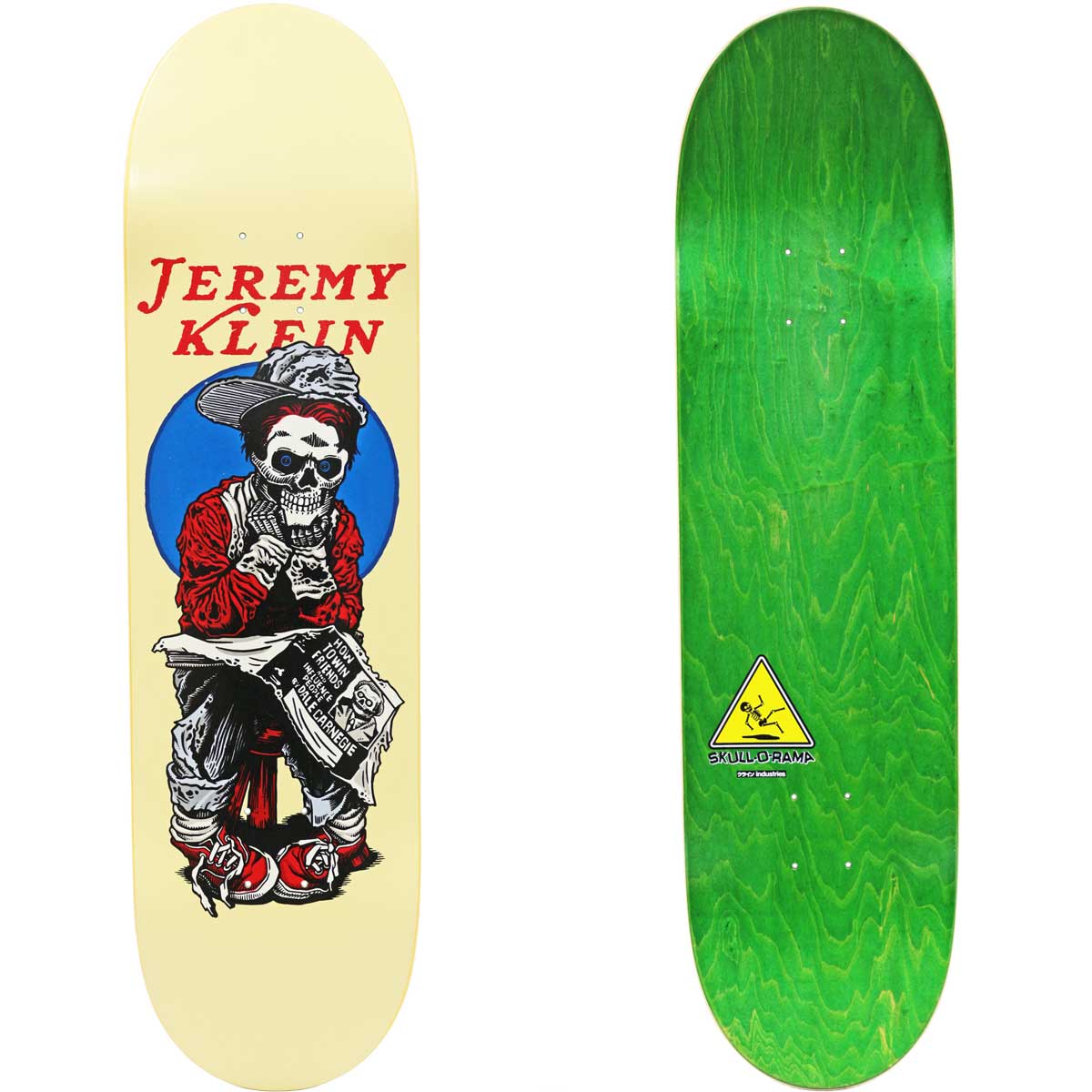 新発売の JKジェルミクライン 8.375インチ スケボー デッキ Jeremy Klein ウエア