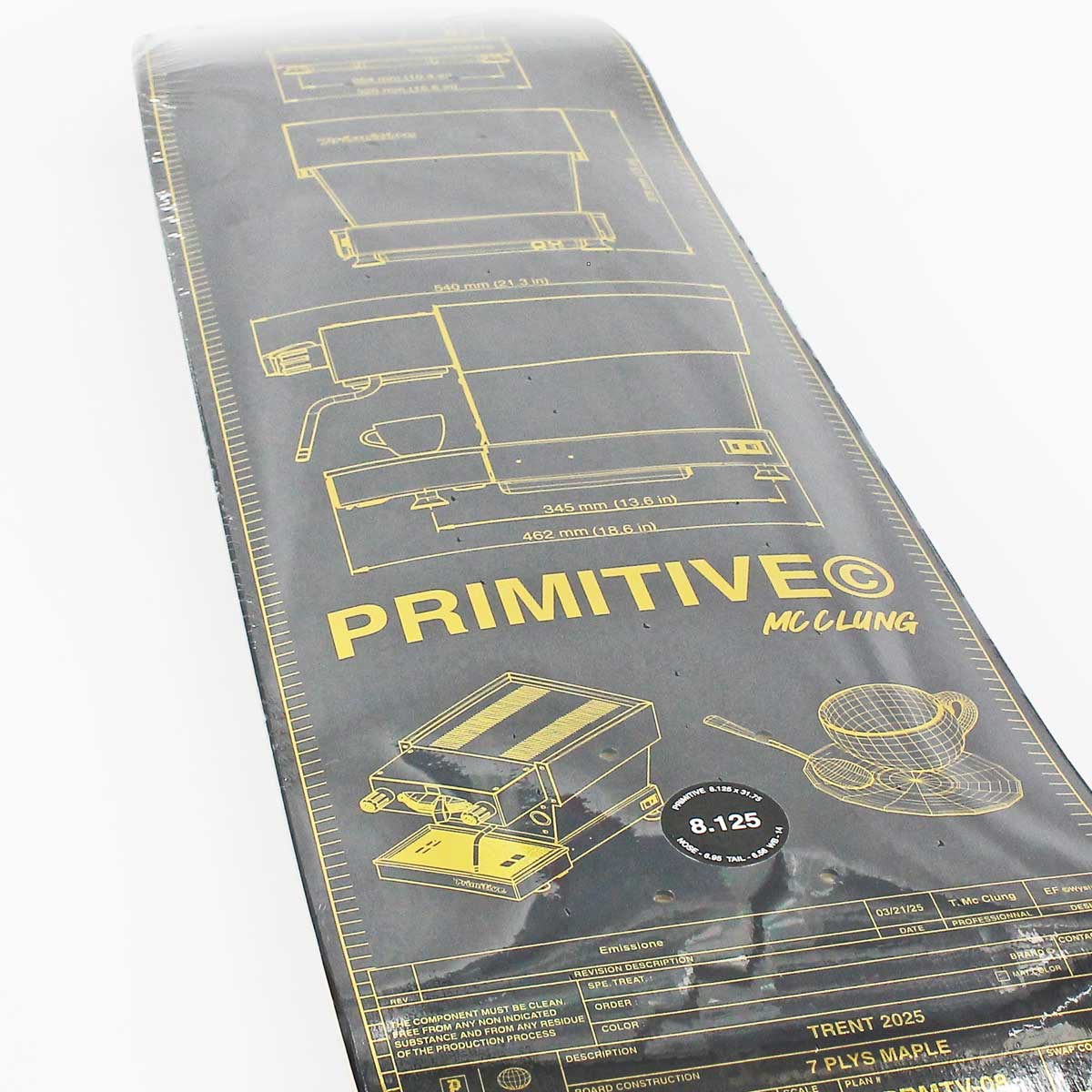 PRIMITIVE（プリミティブ） 8.125インチ スケボー デッキ Primitive