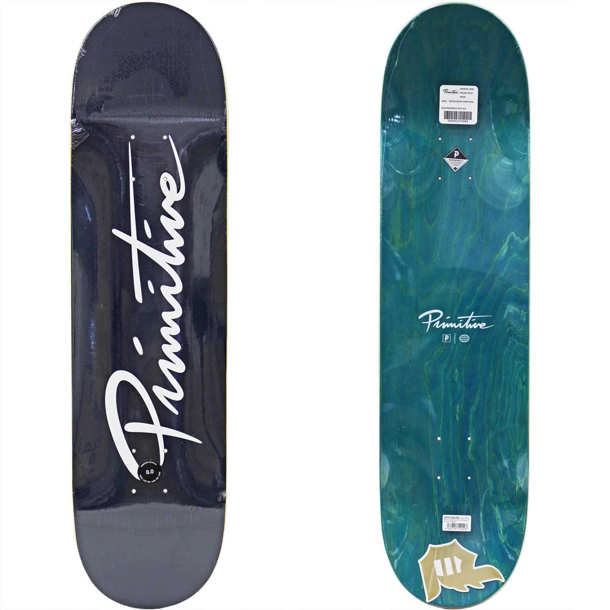 PRIMITIVE プリミティブ 8.0インチ スケボー デッキ Primitive