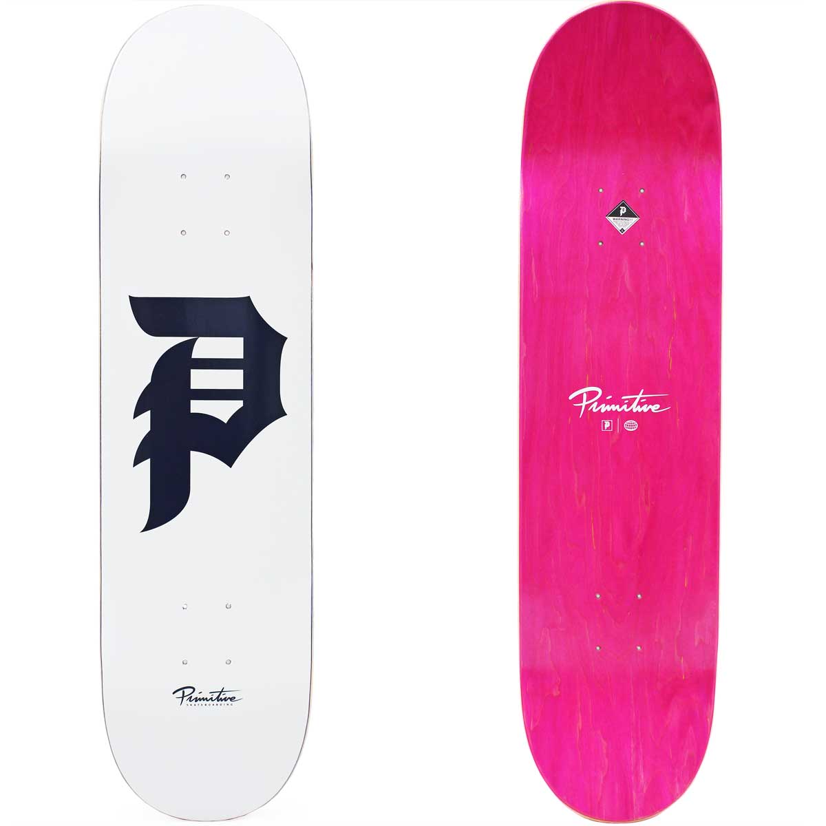 プリミティブ 7.5 8.0インチ スケボー デッキ Primitive Skateboard Dirty P Core White/Navy Deck スケートボード 人気 ブランド 板 | PRIMITIVE | 01