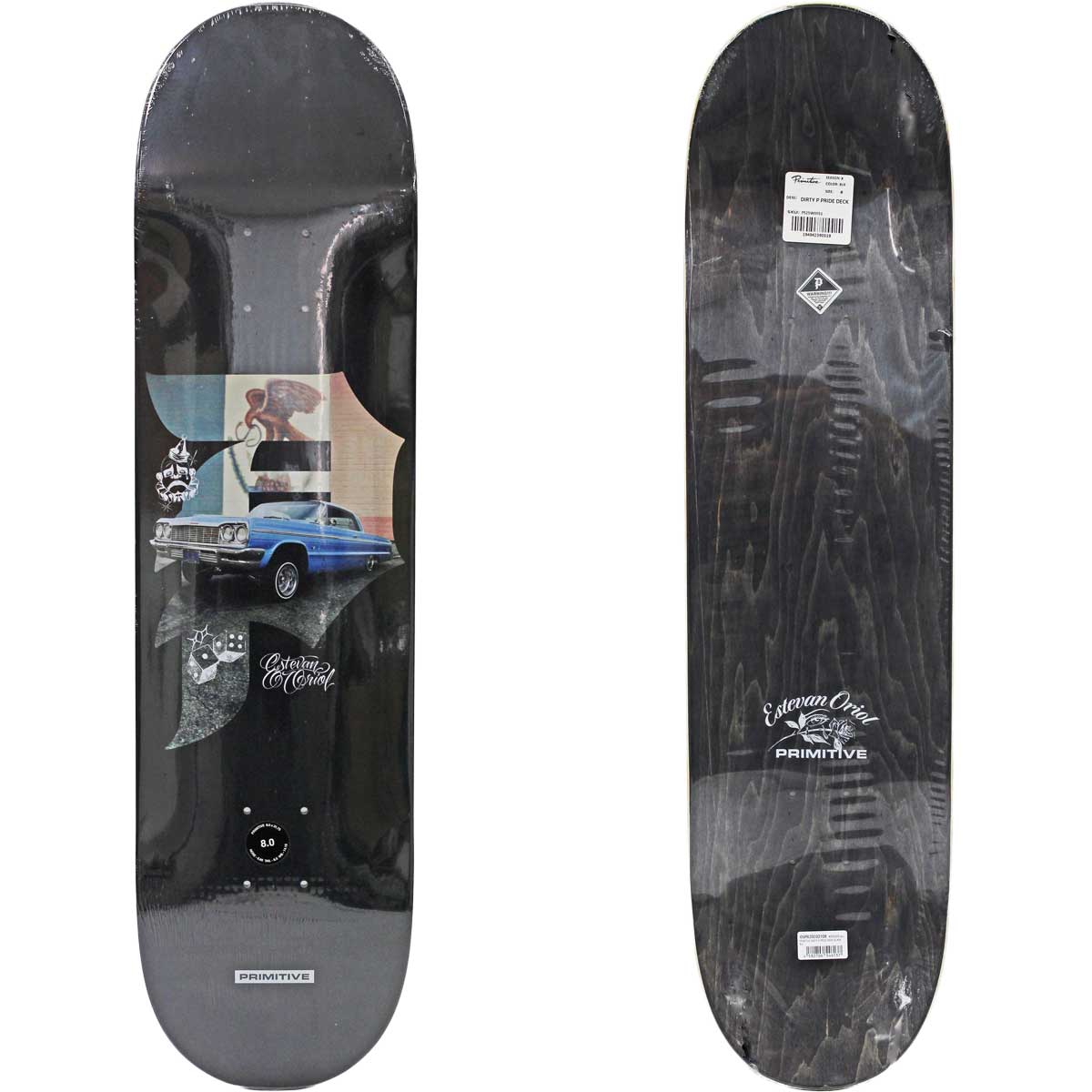 未開封　Primitive プリミティブ　スケボー用デッキ　８インチ PRIMITIVE（プリミティブ） 8.0インチ スケボー デッキ Primitive Pro