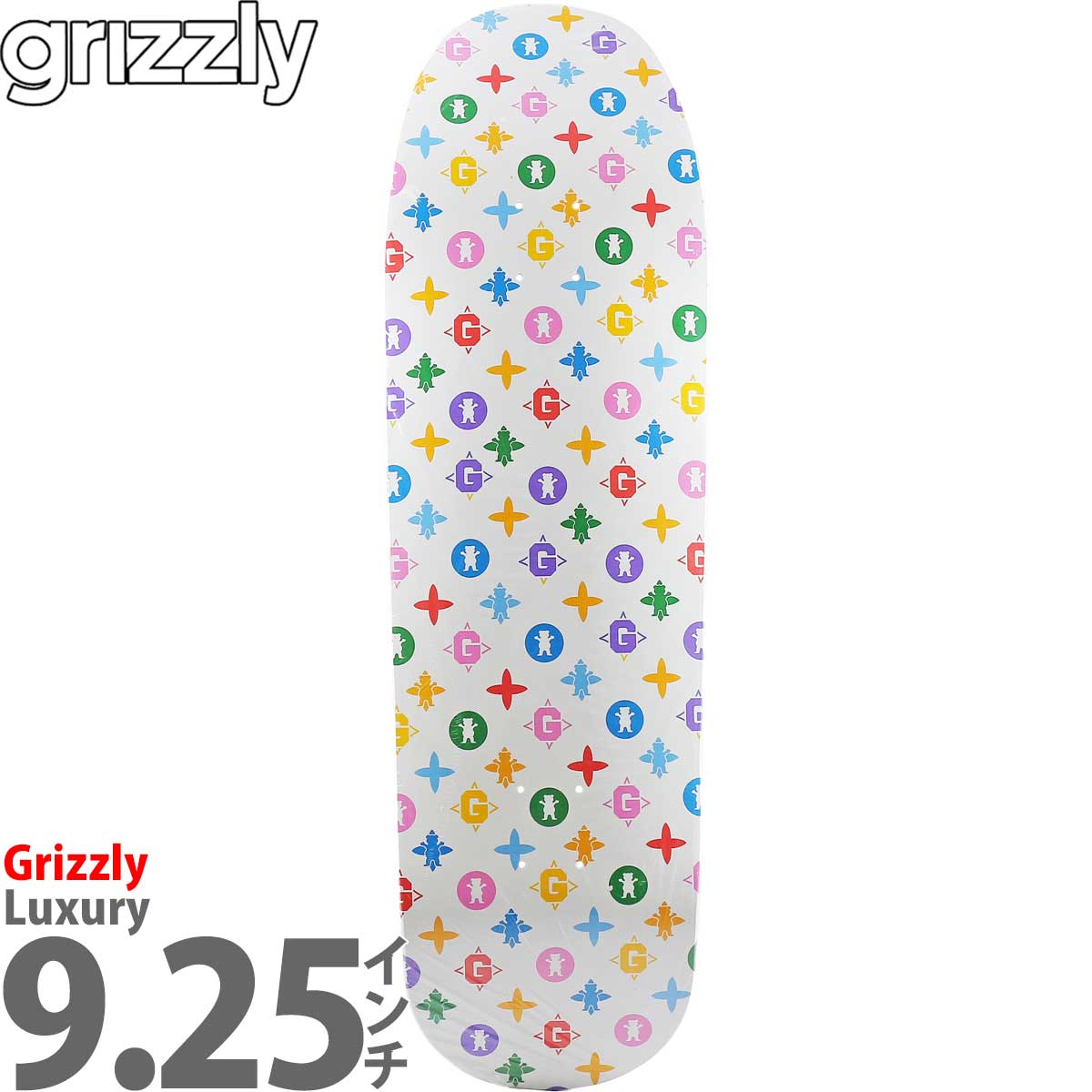 GRIZZLY（グリズリー） 9.25インチ スケボー デッキ Grizzly Luxury