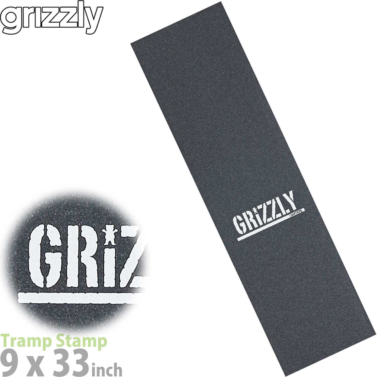 GRIZZLY DECKTAPE グリズリー デッキテープ STAMP LOGO DIAMOND BLUE