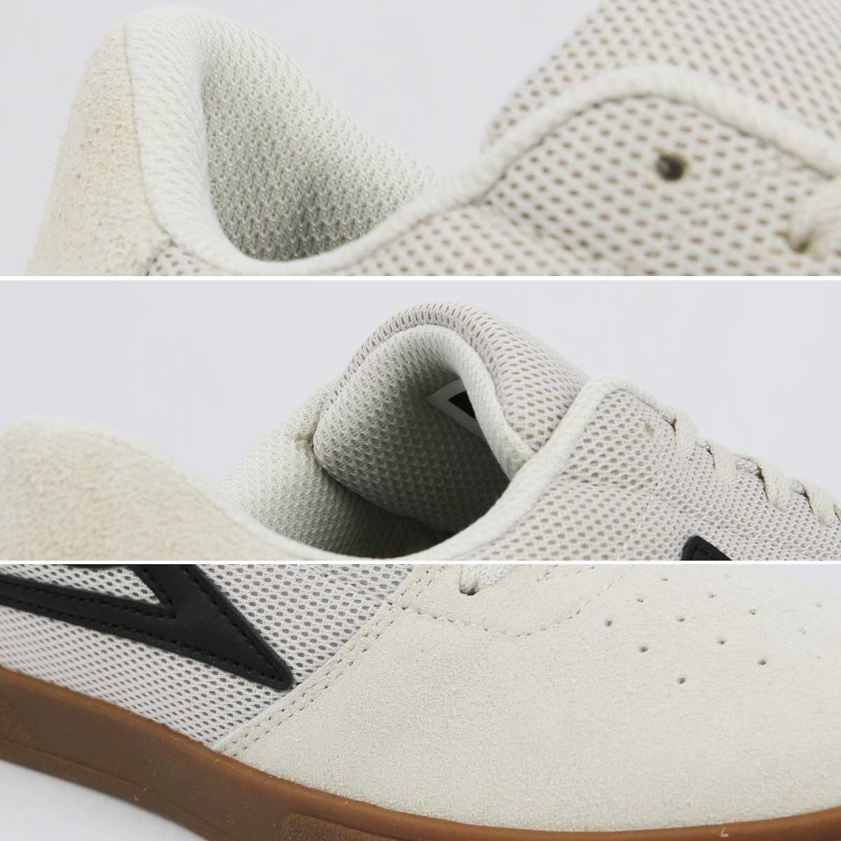 LAKAI（ラカイ） 25.5-27cm ブライトン ホワイトガムスエード Lakai