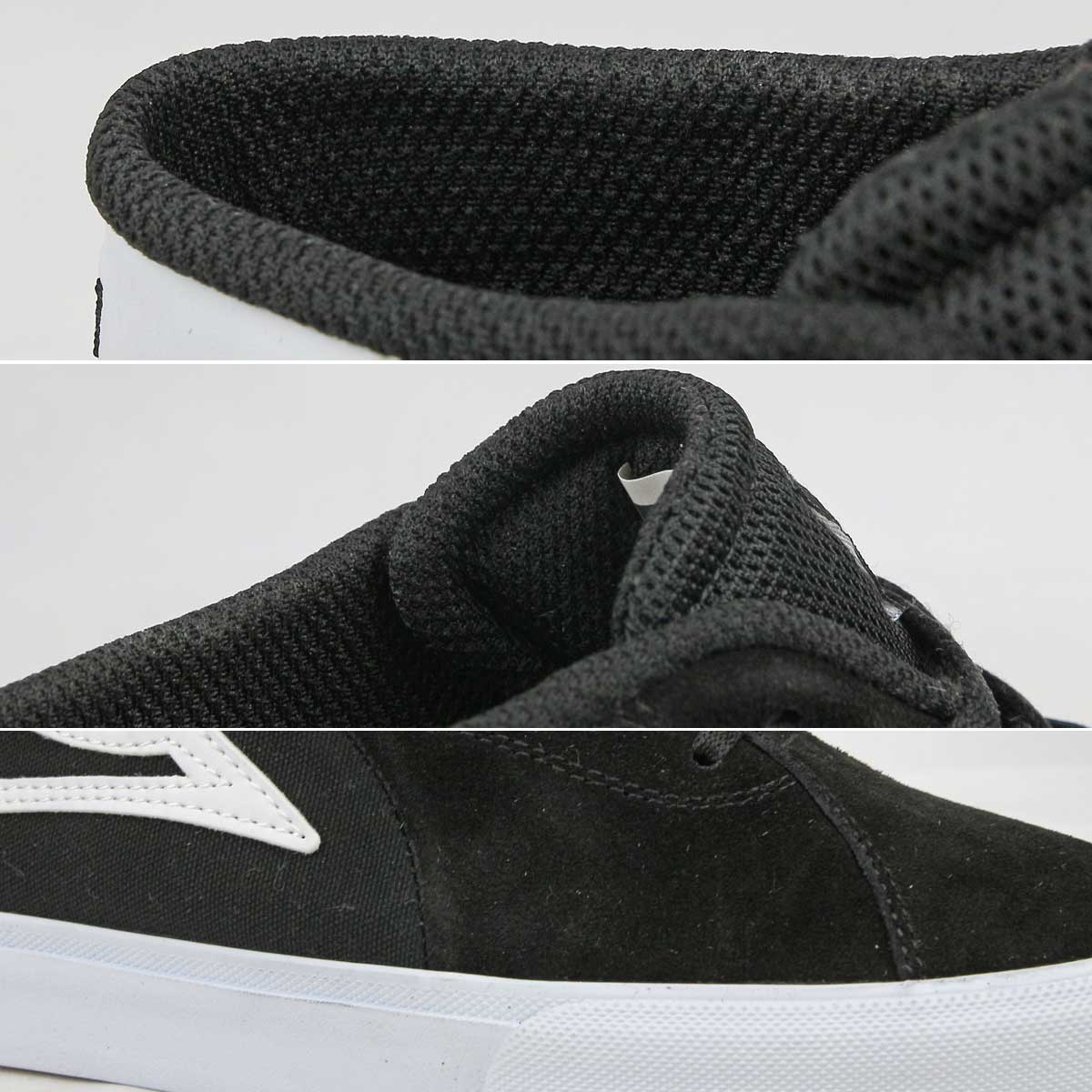 Amazon.com | Lakai Flaco II Mid Black/White Leather 9 D (M