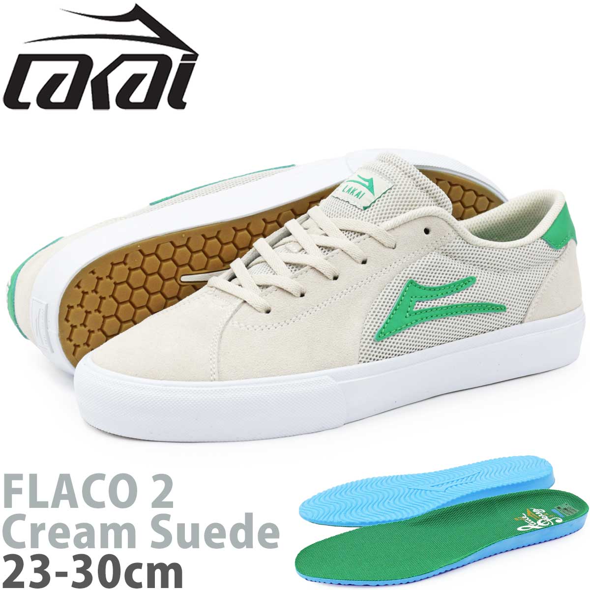 LAKAI（ラカイ） フラコ2 23-30cm スケボー シューズ 靴 Lakai Flaco2