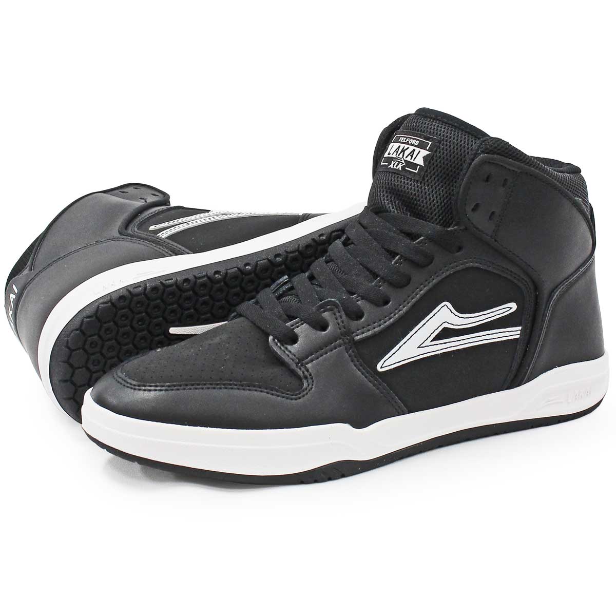 楽天市場】lakai 黒 スニーカーの通販