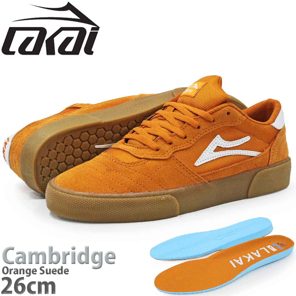 新品　23センチ　LAKAI ラカイ　スケボー　スケシュー 楽天市場】ラカイ マンチェスター 23-30cm スケボー シューズ