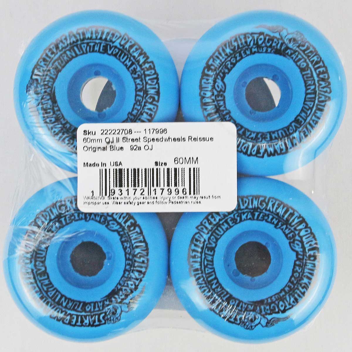 SANTA CRUZ OJ 60mm 92a スケボー ウィール OJ2 Street