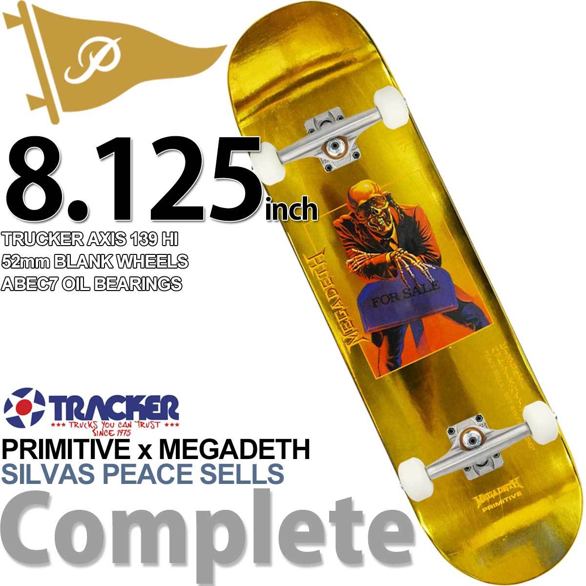PRIMITIVE プリミティブ メガデス 8.25インチ スケボー