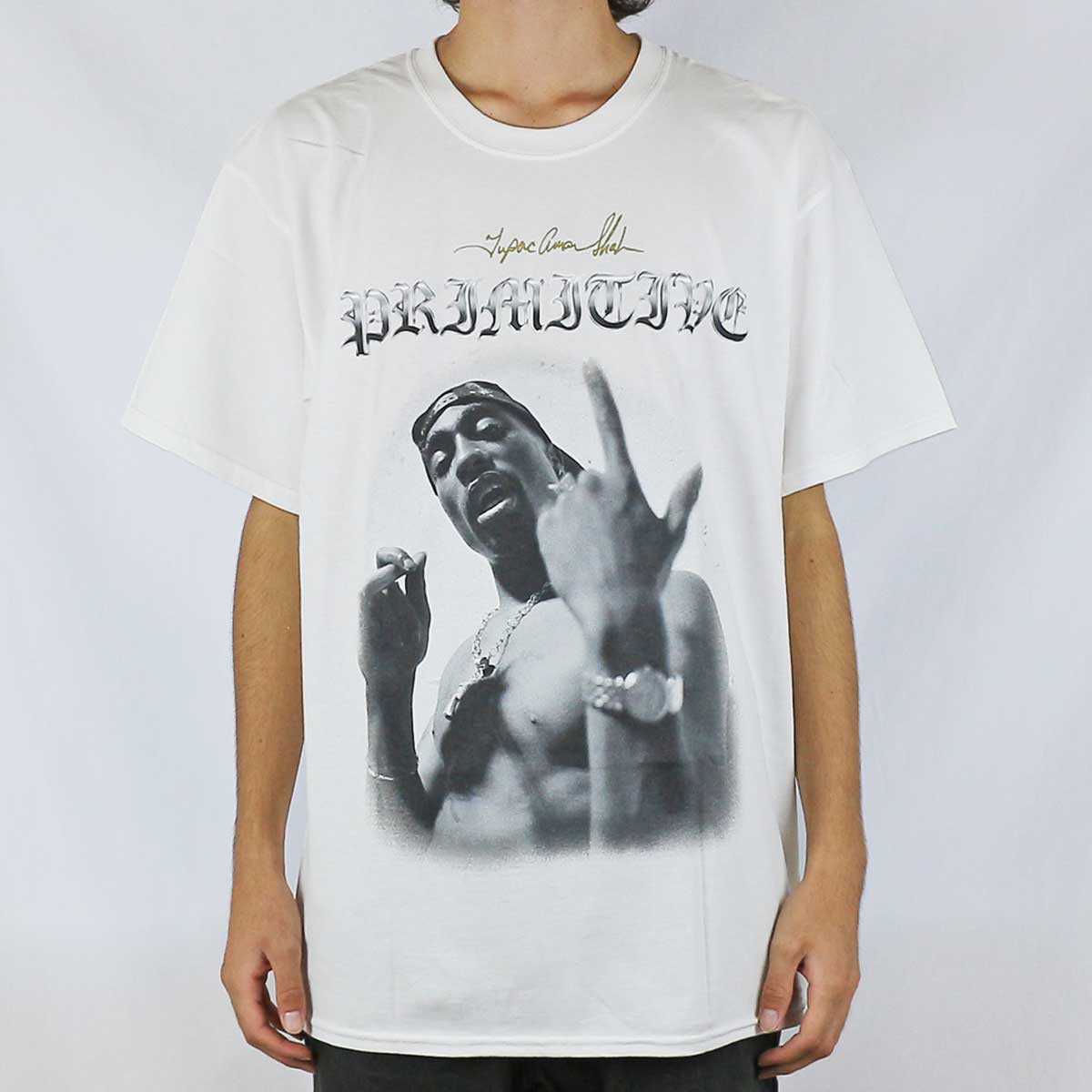 Primitive x 2PAC One T-Shirt プリミティブ ツーパック コラボ Tee T