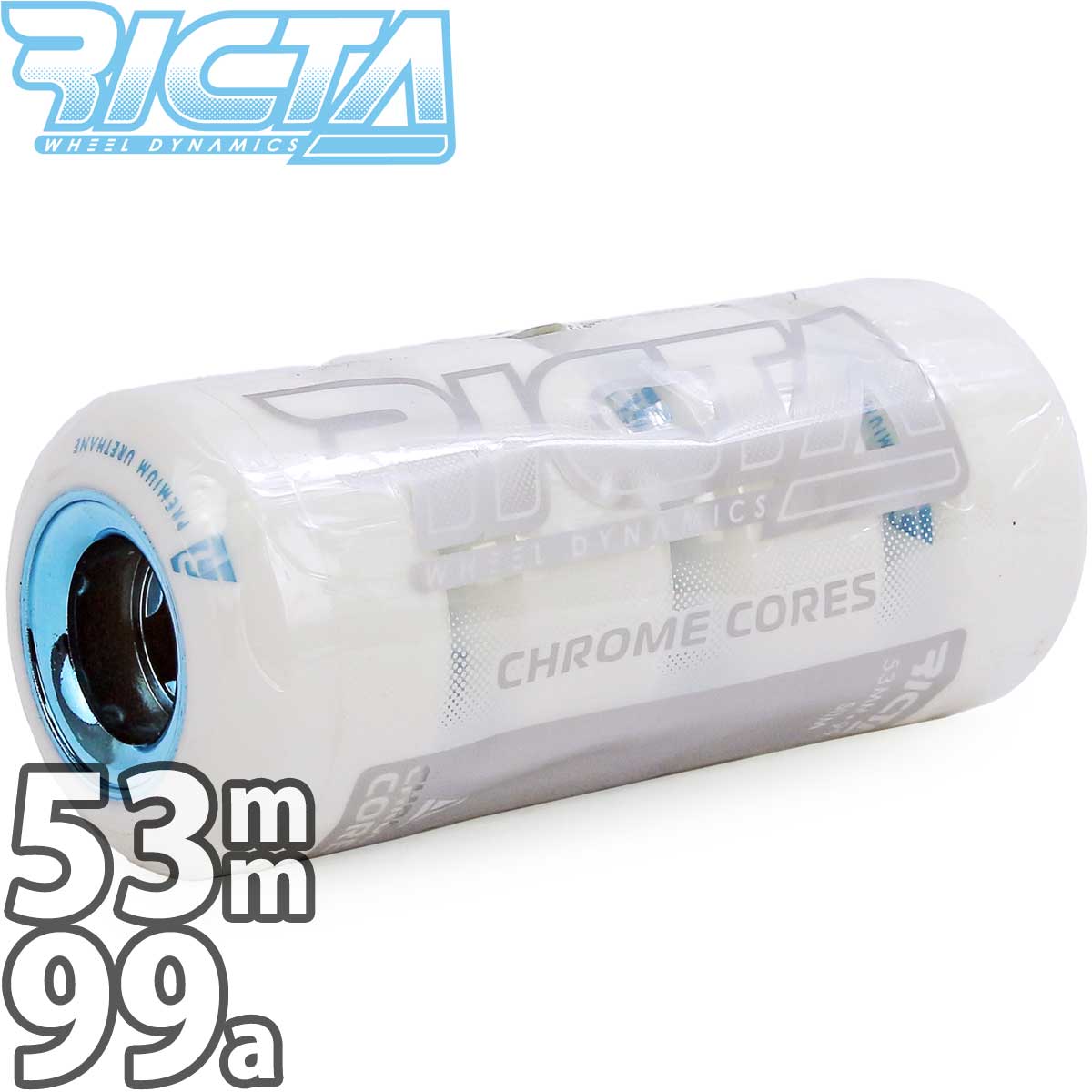 リクタ 53mm 99a スケボー ウィール Ricta Wheels Chrome Core