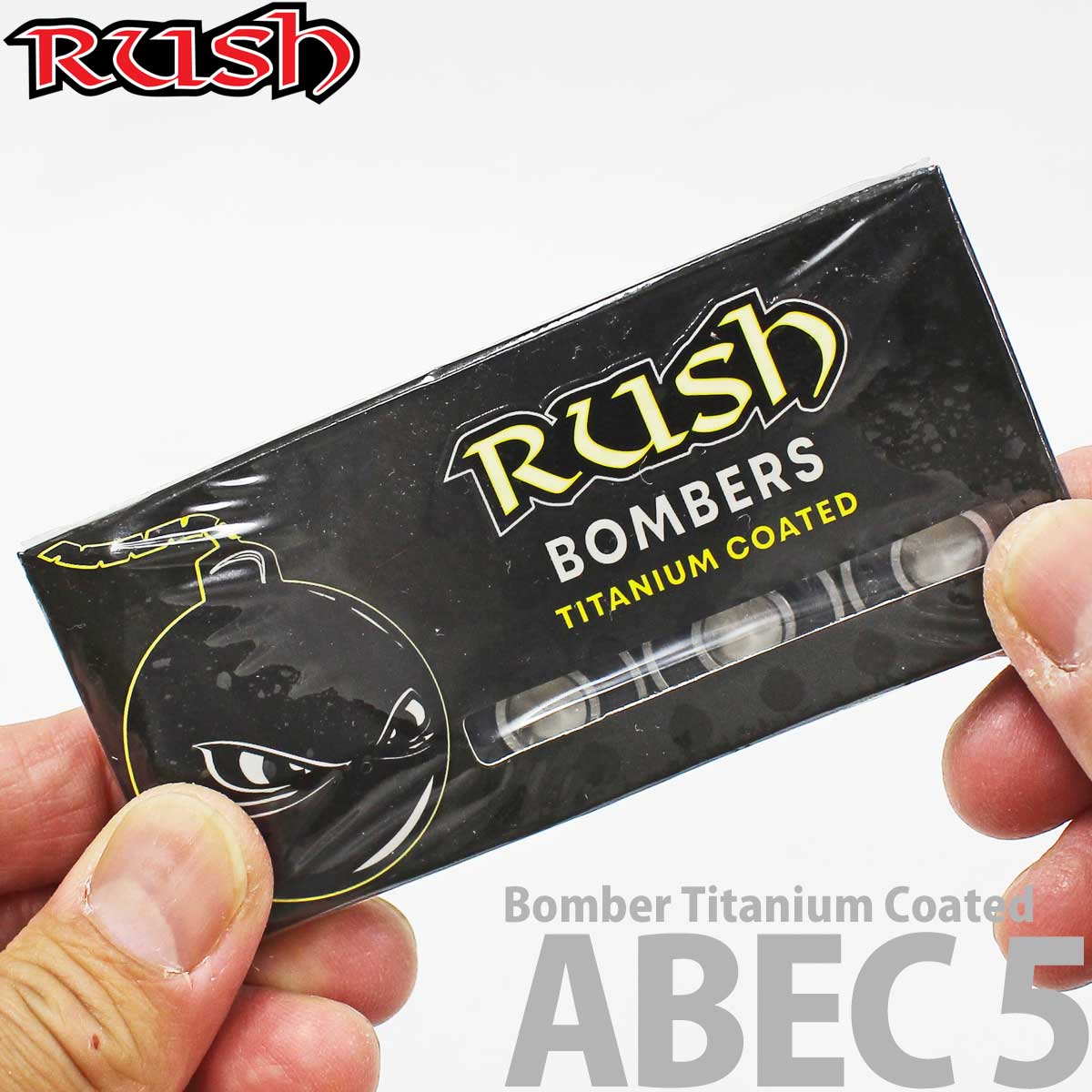 ラッシュ スケボー ベアリング Rush Bomber Titanium Coated Bearings