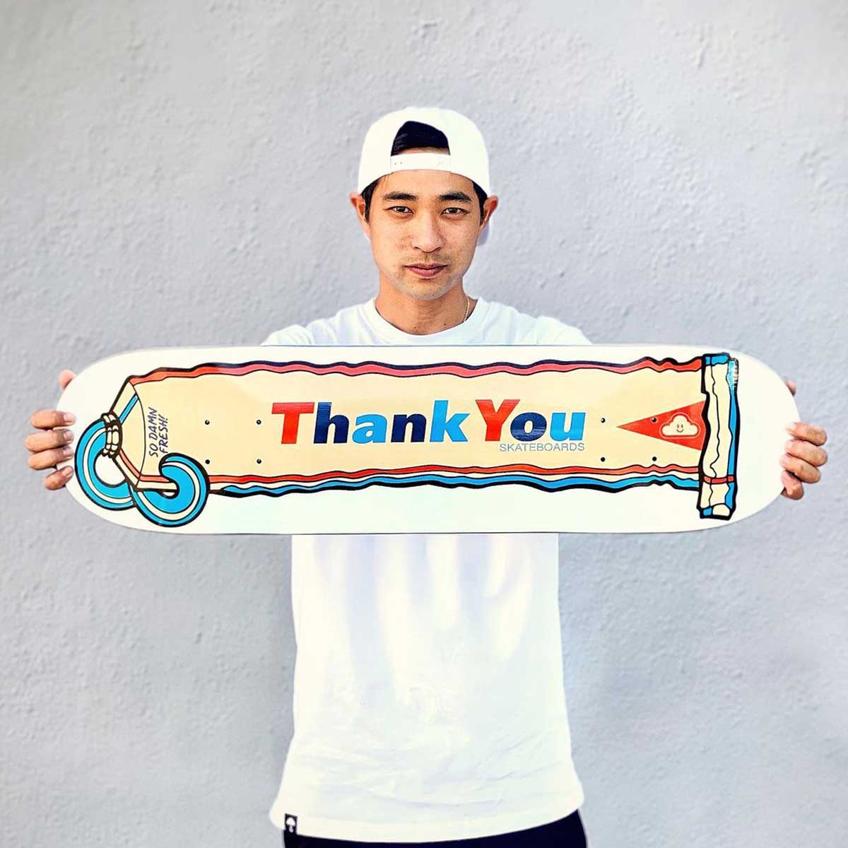 サンキュー 8.0 8.25 インチ スケボー デッキ Thank You