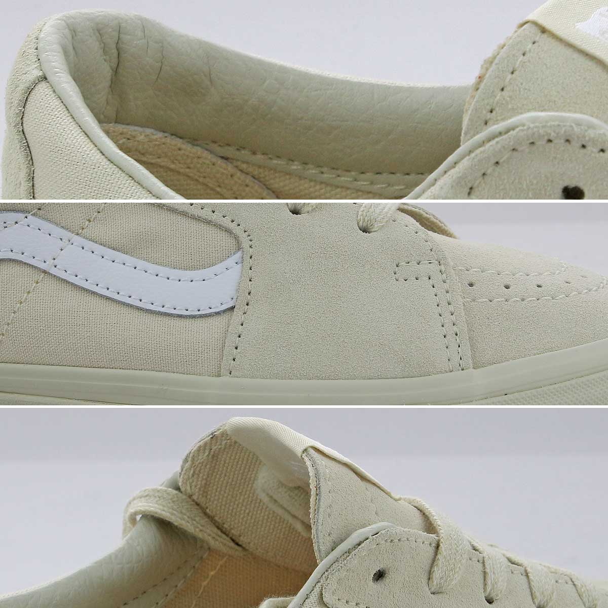 USA企画 バンズ スケートロー Vans SK8-Low Contrast Bone White