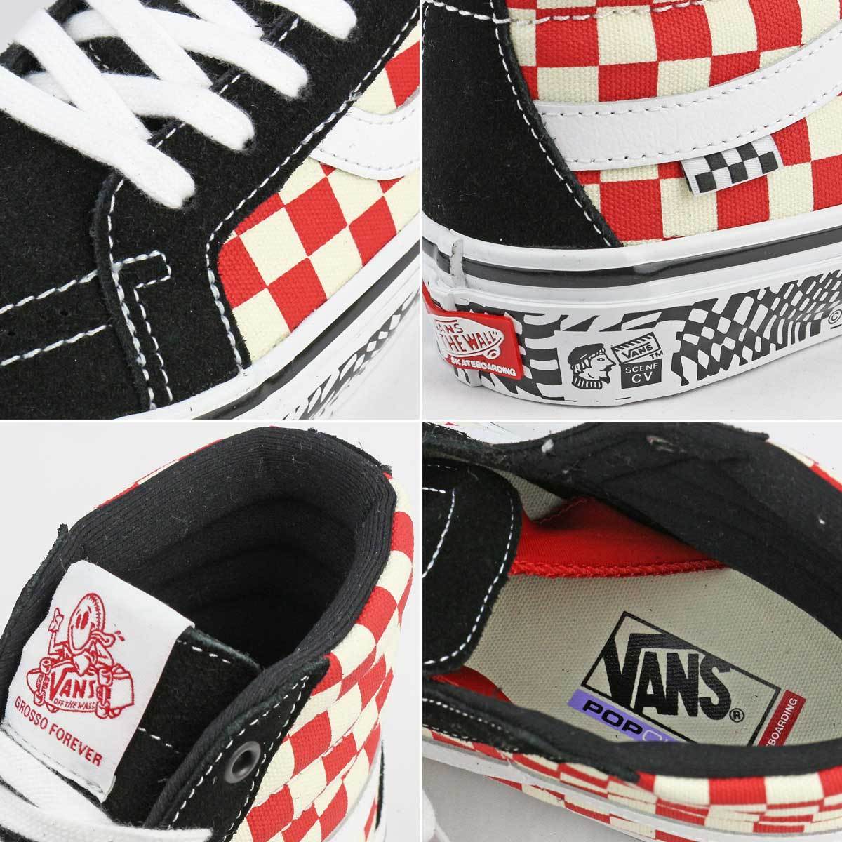 バンズ スケートハイ Skate Sk8 Hi Reissue GROSSO Black/Red Check スケボー ジェフ グロッソ スケートボード  シューズ メンズ 靴 ブランド US企画 ハイカット : vn0a5kyr428 : カットバック スケートボード専門店 - 通販 -  Yahoo!ショッピング