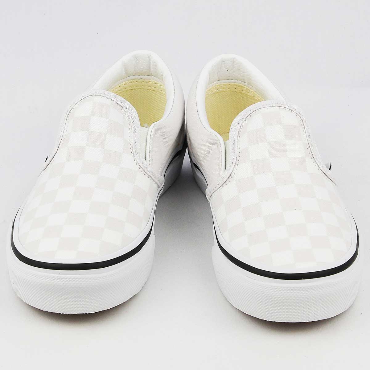 USA企画 バンズ キッズ 18.5-21cm Vans Kids Slip On Theory Check