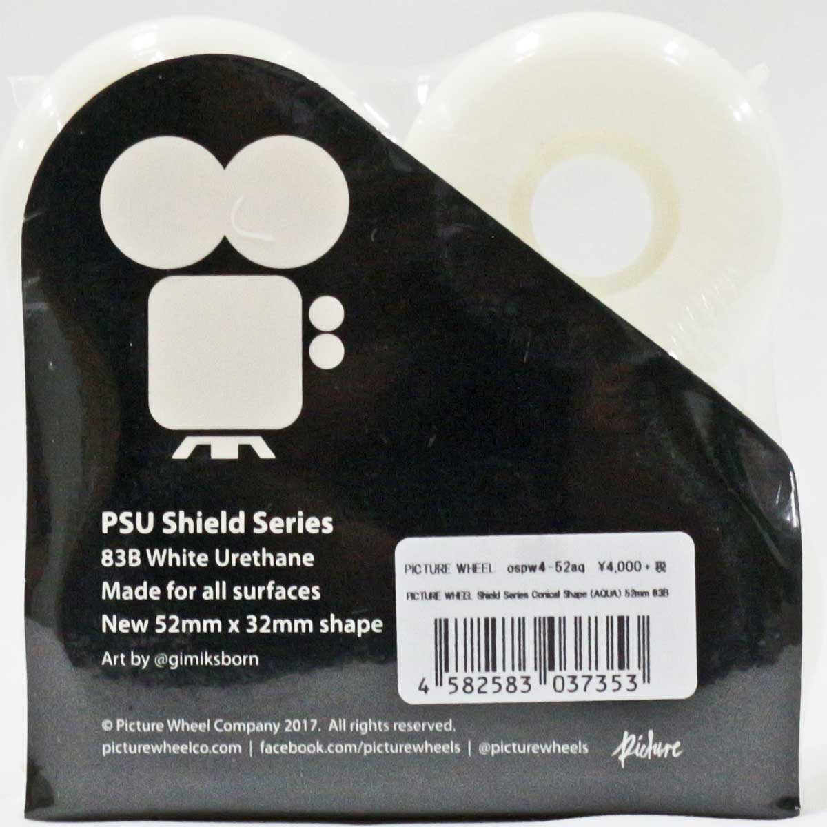 ピクチャー 52mm 103a スケボー ウィール Picture Shield Series