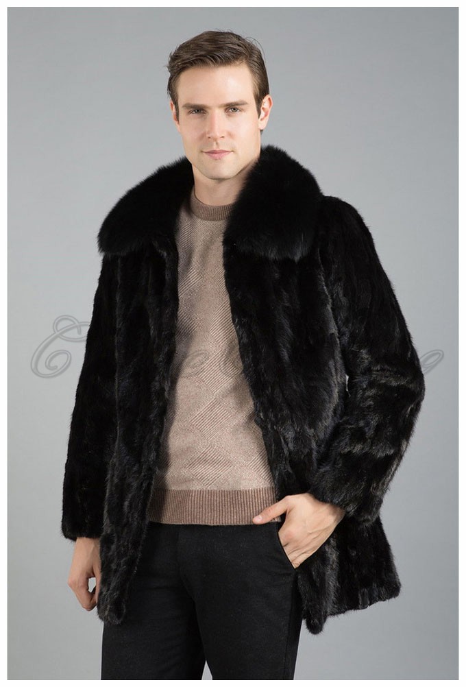 毛皮コート ファーコート メンズジャケット 無地 大きいサイズ カー