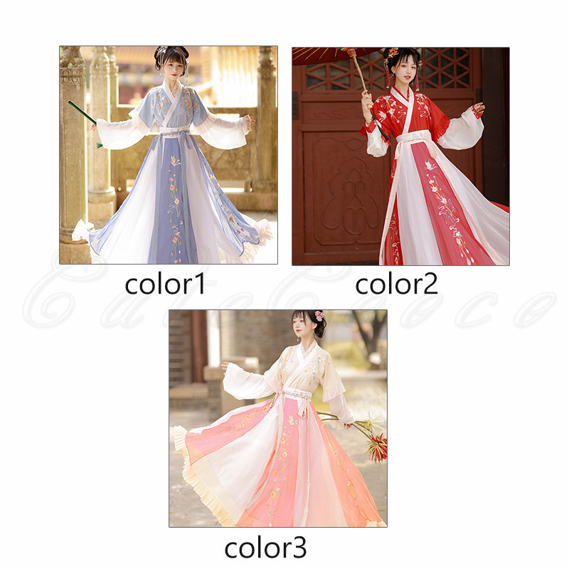 唐装漢服 レディース 中華服 チャイナドレス 改良版漢服 花柄 斜め襟 引き裾 前開き トップス＋スカート 漢元素 復古風 大人 涼しい おしゃれ 楽天市場】唐装漢服 レディース 中華服 チャイナドレス 改良版