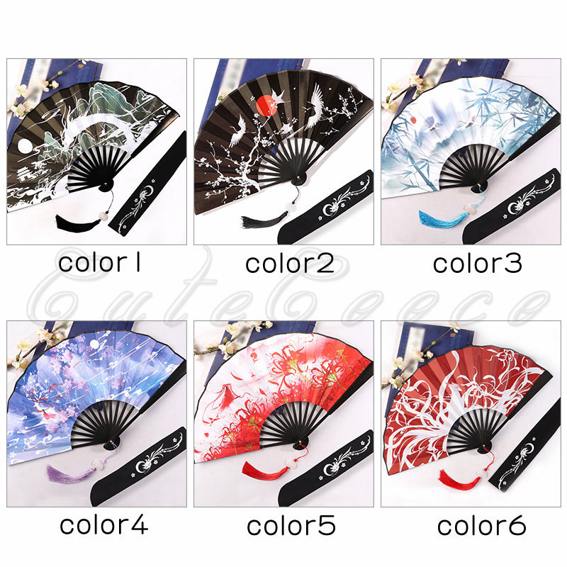 扇子 メンズ レディース 折りたたみ 大きいサイズ 夏用 柄 竹 シルク