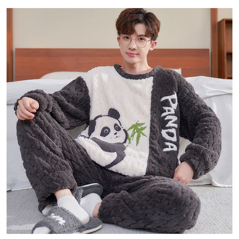 パジャマ フリース メンズ 部屋着 上下セット スウェット ルームウェア