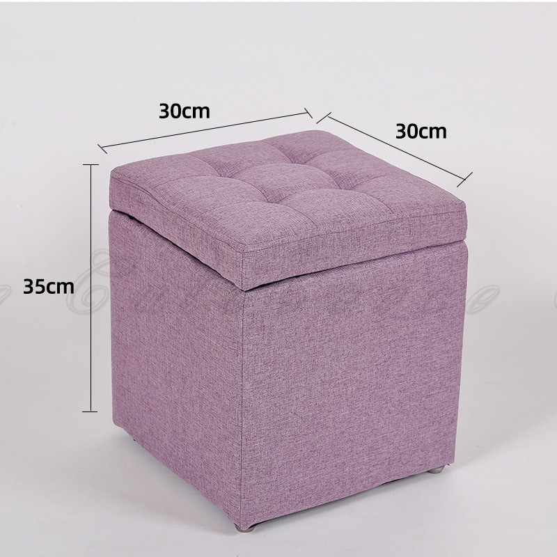 お値下げ！　ロココ調　ローズファブリックスツール　収納　パープルピンク　便利 値下げ！ ロココ調 ローズファブリックスツール 収納 パープルピンク 便利