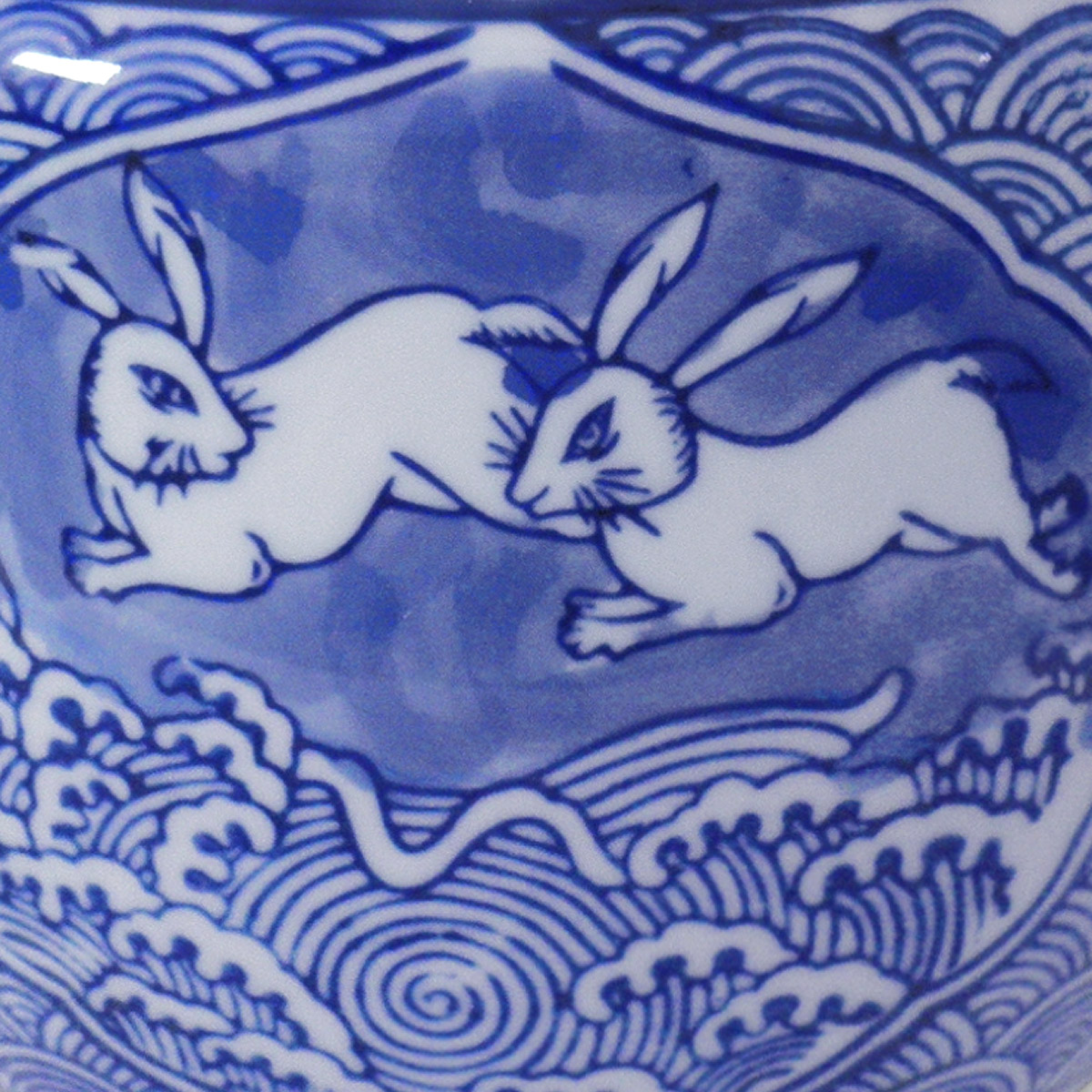 波ウサギ火鉢のイメージ画像