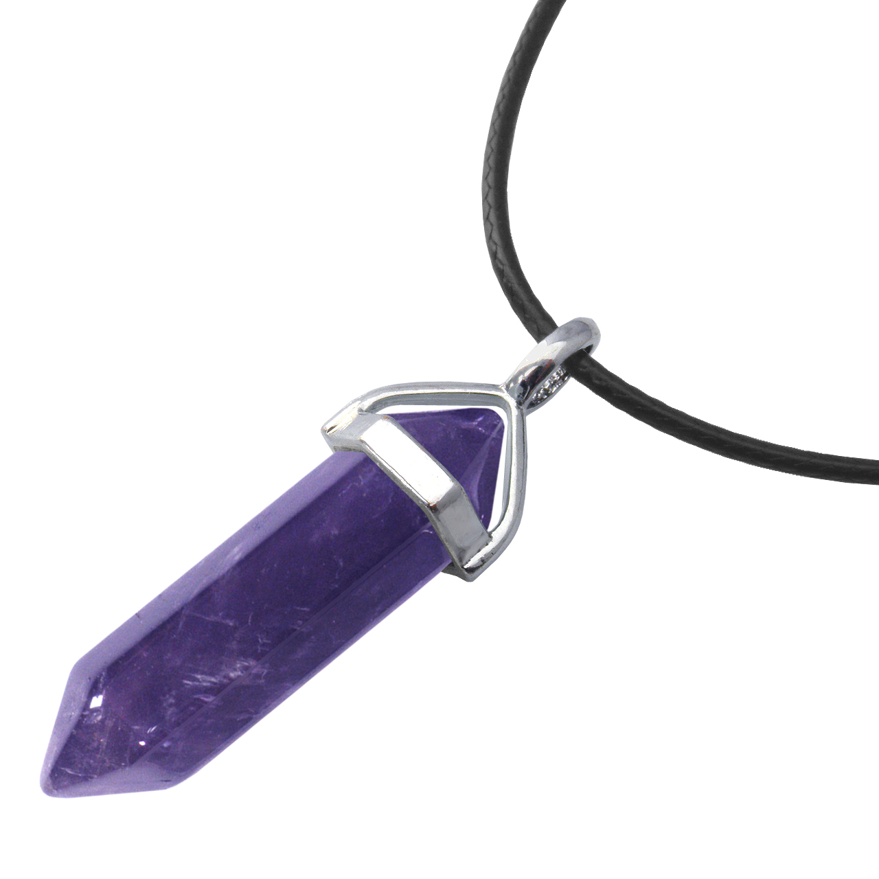  Power Stone amethyst pen te. Ram pendant 