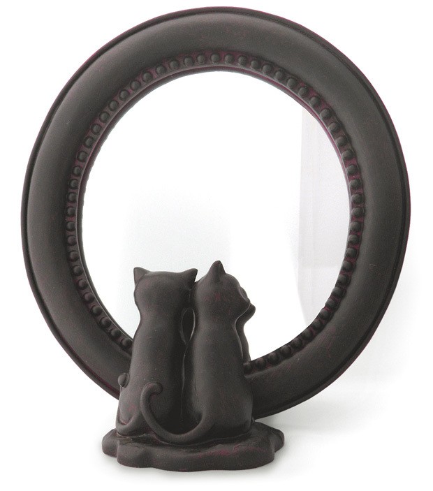  cat mirror desk mirror ornament image image 