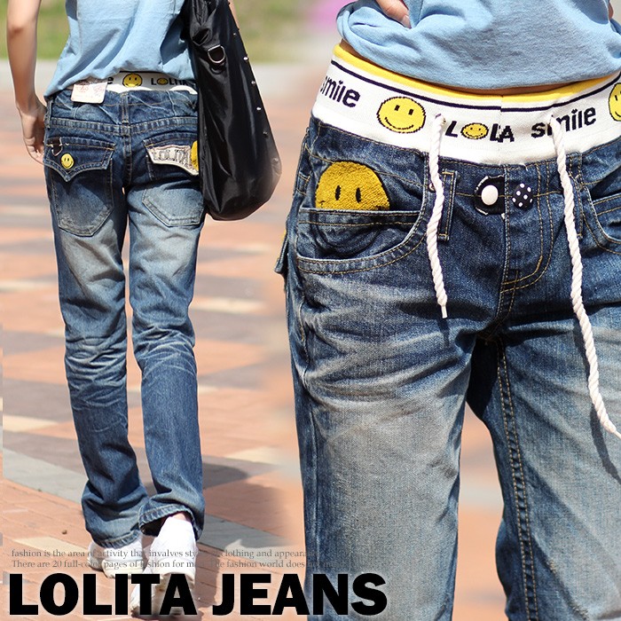 ロリータジーンズ 　(LOLITA JEANS) ボーイズデニム パンツ ジーンズ レディース 696 (ロリータ LOLITA)