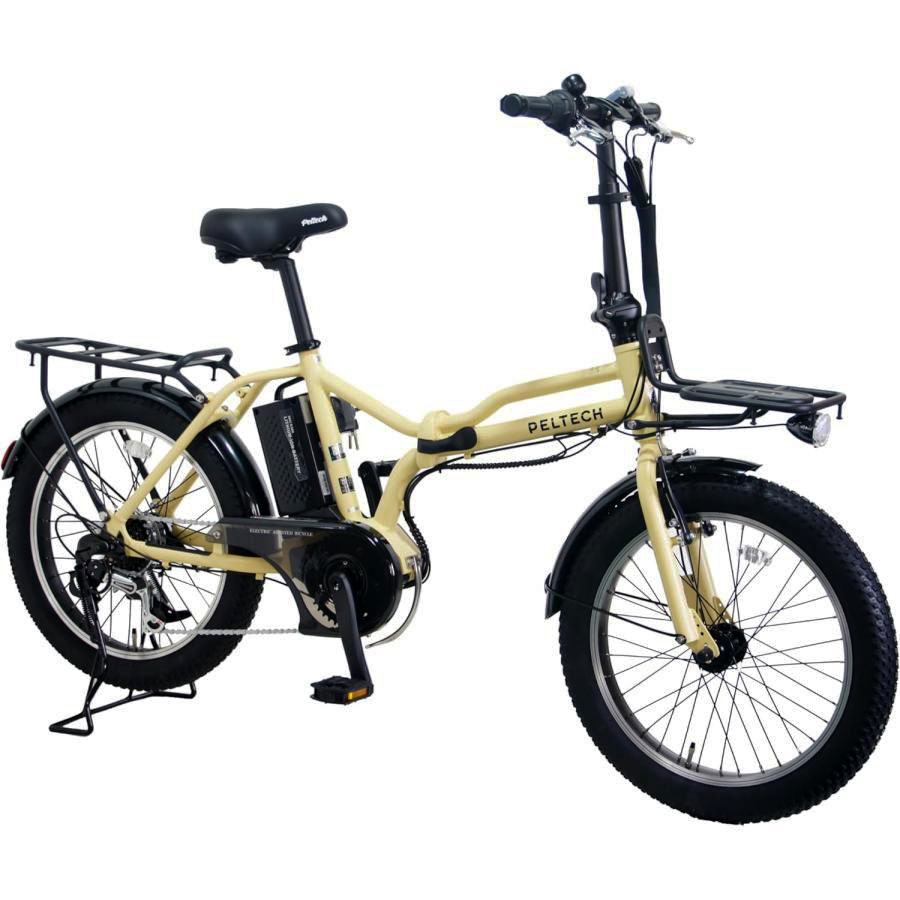 PELTECH 送料無料 電動アシスト 自転車 20インチ 折りたたみ