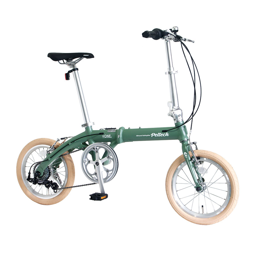PELTECH 送料無料 自転車 16インチ 折りたたみ 軽量 アルミ