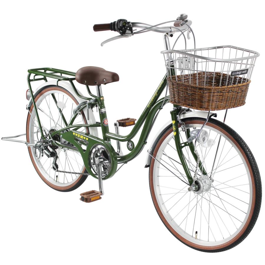 自転車 子供用 6段変速 おしゃれ 20インチ a.n.design works オートライト 要組立 7部組 アウトレット CEG2688235339
