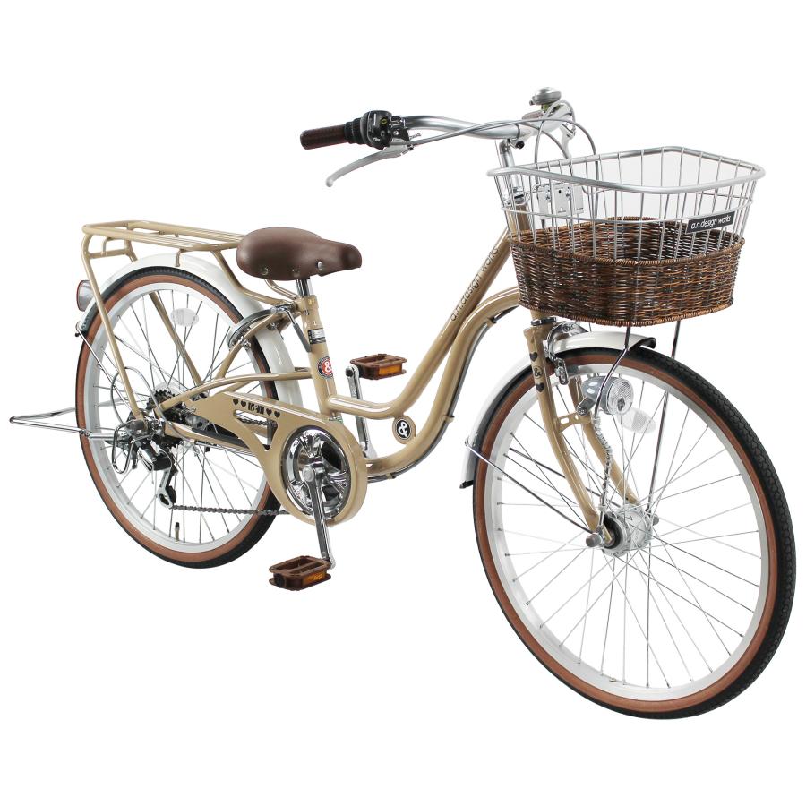自転車 子供用 6段変速 おしゃれ 20インチ a.n.design works オートライト 要組立 7部組 アウトレット CEG2688235339