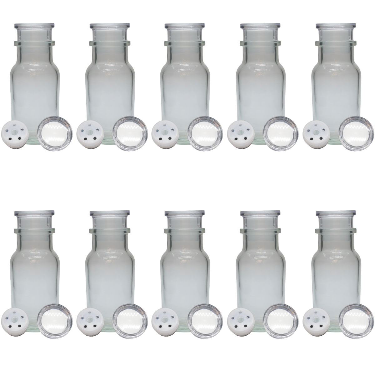 スパイスボトル ガラス瓶 ワグナー 60ml 10本 セット 日本製