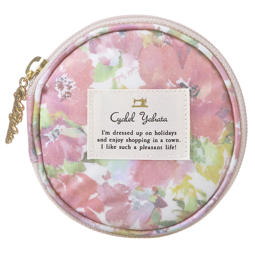 アクセサリーケース 携帯用 持ち運び LC 花柄 アクセサリー ポーチ