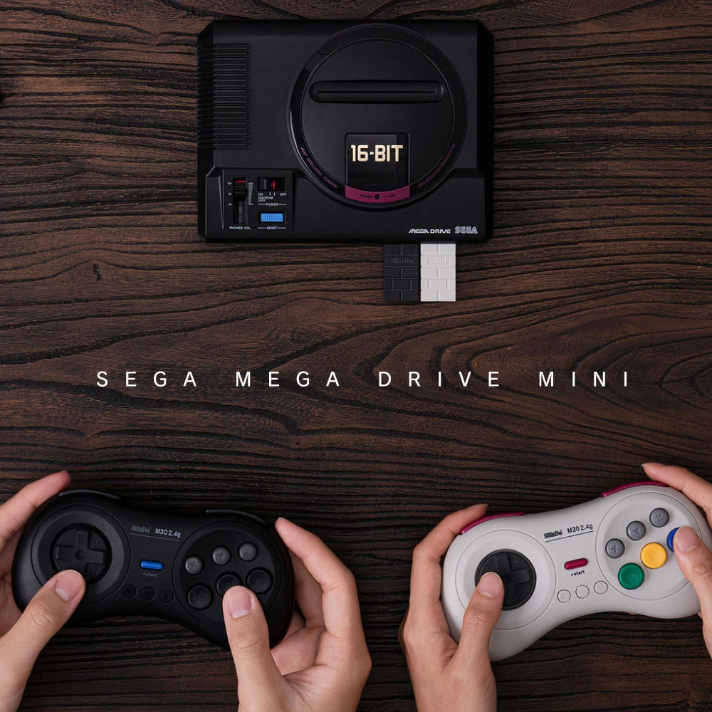 Switch2対応 コントローラー 8BitDo M30 2.4G for SEGA Genesis Mini