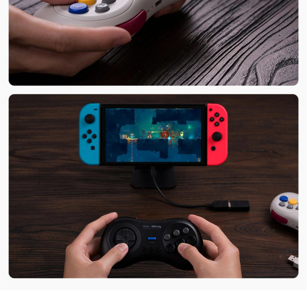 Switch2対応 コントローラー 8BitDo M30 2.4G for SEGA Genesis Mini