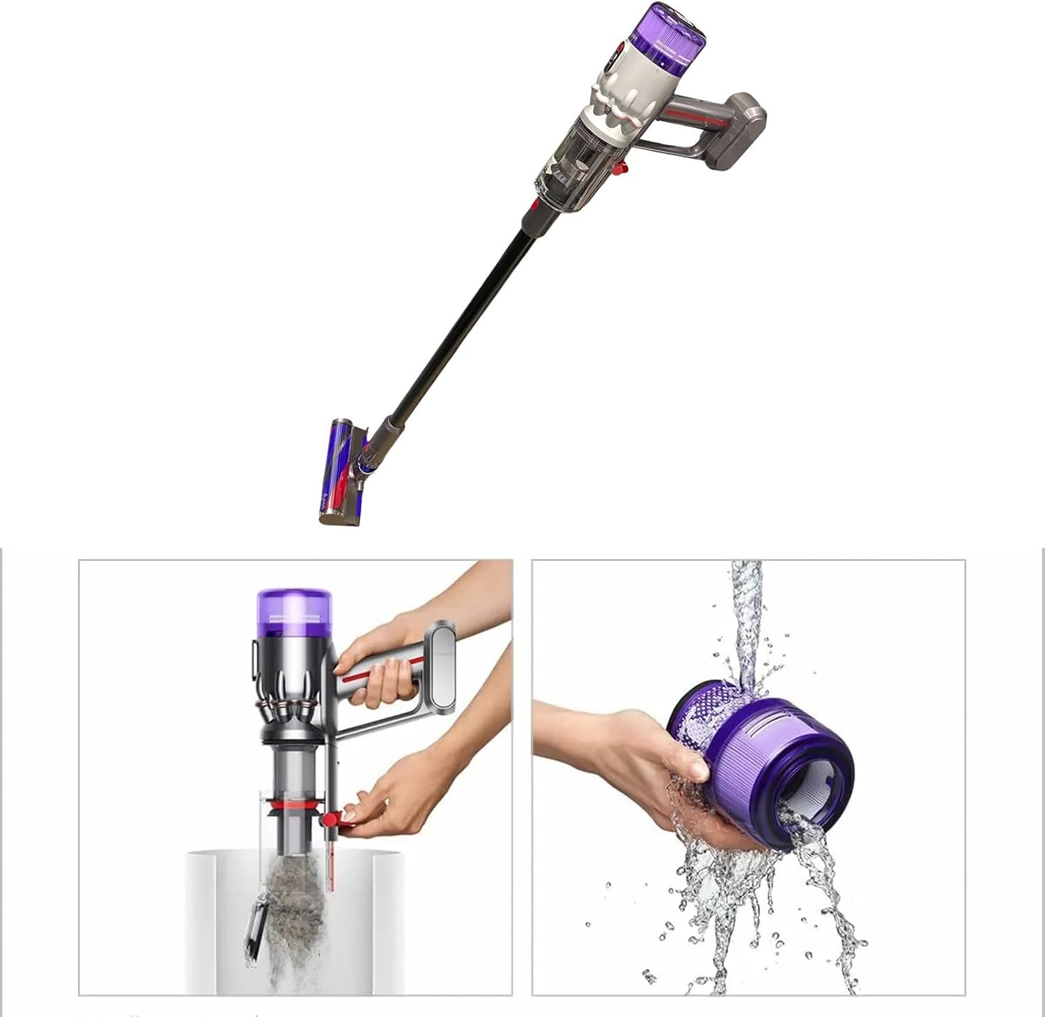 Dyson Micro Plus/Micro Origin SV 33掃除機用フィルター 交換用
