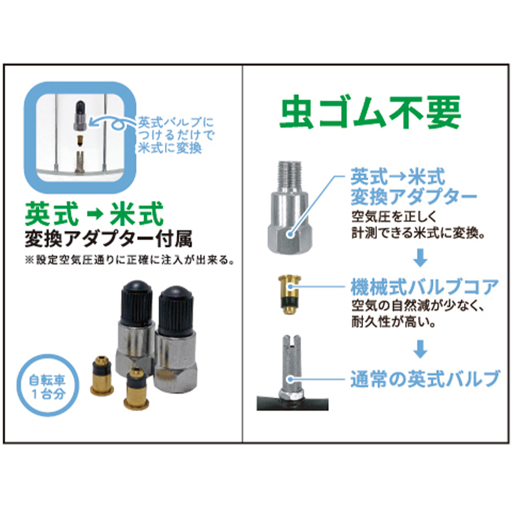 サギサカ（SAGISAKA） 自転車 空気入れ 正しく測れる電動PUMP 電動