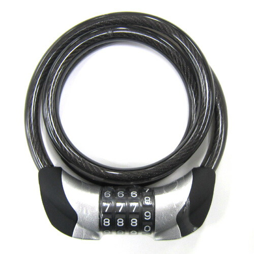 サギサカ（SAGISAKA） 自転車 鍵 ワイヤー 4桁 ダイヤルワイヤーロック